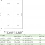 Душевая дверь Good Door NEO WTW-110-120-130-140-C-CH